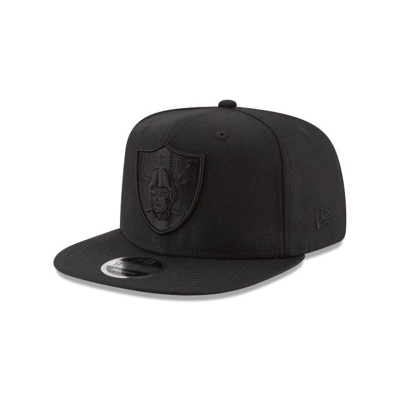 Sapca New Era Las Vegas Raiders NFL Black On Black High Crown 9FIFTY Snapback - Negrii